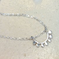 Image 1 of Dainty Sterling 7 Rays Necklace