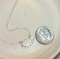 Image 2 of Dainty Sterling 7 Rays Necklace