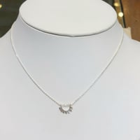 Image 3 of Dainty Sterling 7 Rays Necklace