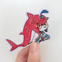 Baby Shark Holo Sticker