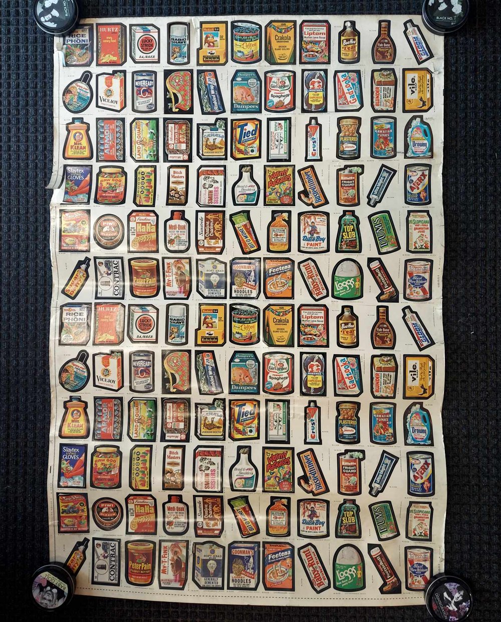 1979 Topps Wacky Packages Uncut Sheet