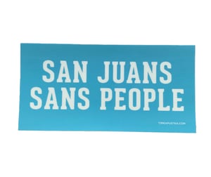Image of San Juans Sans People - Bumper Sticker