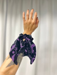 Image 4 of Very Batty Scrunchie with Bat Wings