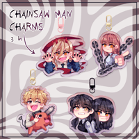 Image 1 of Chainsaw Man Keychains
