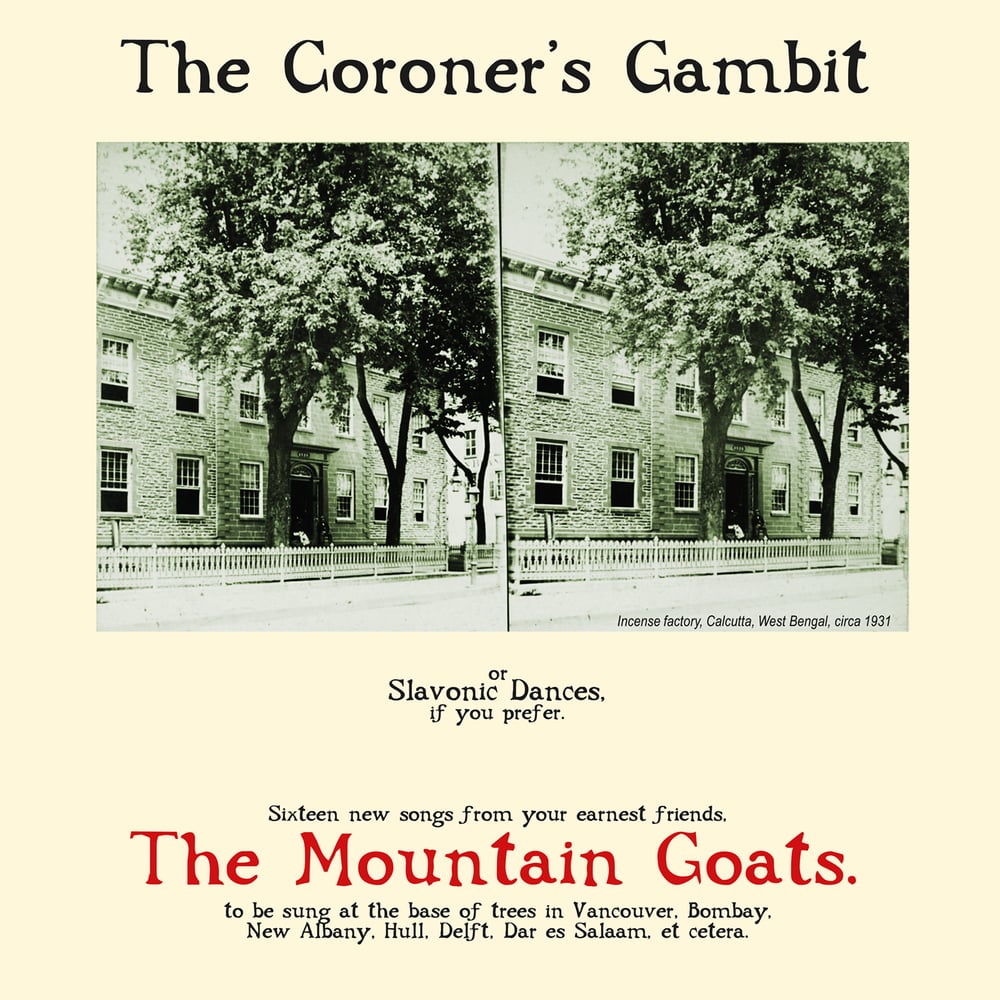 The Mountain Goats "The Coroner's Gambit" Kandy Korn Yellow Peak Vinyl LP