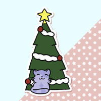 Christmas Tree Polaris Sticker