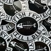 FISH FRY TIL I DIE 4" Vinyl Sticker