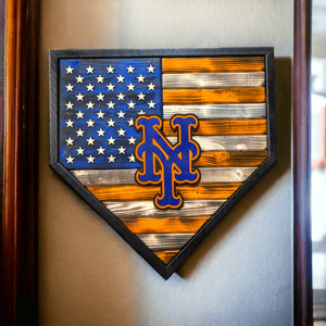 Image of CUSTOM Wooden Home Plate Sign