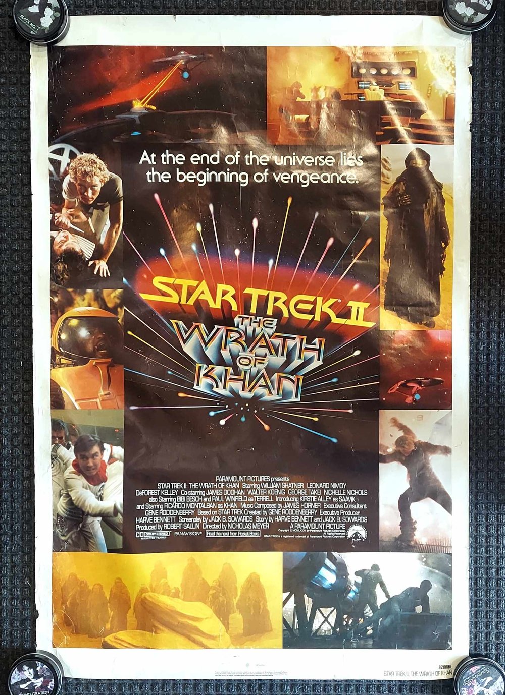 Star Trek II: The Wrath of Khan – Vintage One Sheet Poster (1982)