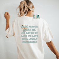 Image 2 of Never To Late Lovely Beginnings Tshirt