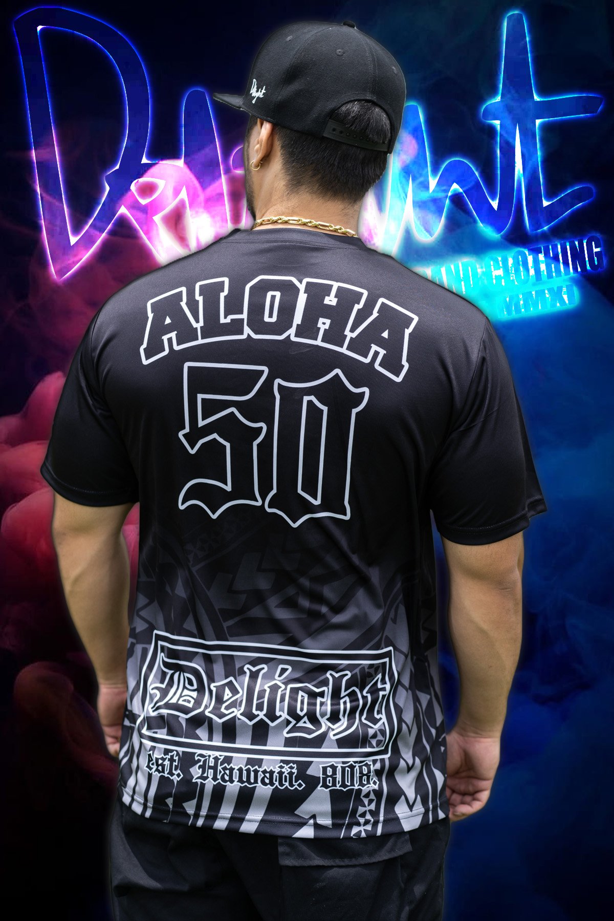 Made in Hawaii - Aloha 50 Tribal (Black/White/Grey)