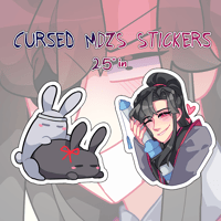 Image 1 of Cursed MDZS Stickers