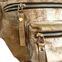 Image 3 of The Joan Crossbody Bag- Heavy Metal Leather