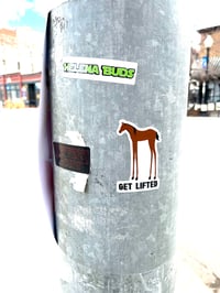 Image 2 of LIFT KIT FOR A HORSE STICKER