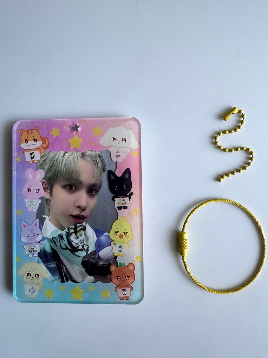 ATEEZ ANITEEZ チュドンイ ヘアピン ポーチ カードホルダー ATEEZ - Backpack Pouch Keyring [ANITEEZ IN THE CALLING Official MD