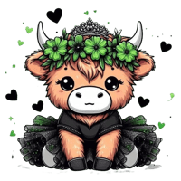 CUTE COW # 2 HOODIE