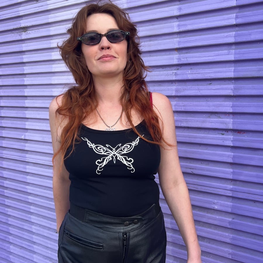 Image of Cami with Art Nouveau Butterfly 
