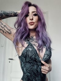 Image 1 of Body Snake Blue with Chains