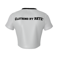 Image 2 of X*X CROP TOP - MIDNIGHT / BLANCO