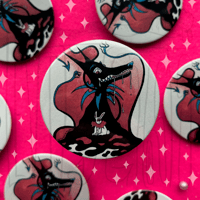 Image 1 of ✦ Deceitful Guardian Button Pin ✦