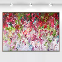 Image 1 of 'Autumn peonies' - 150x100cm  