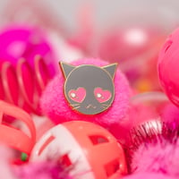 Image 1 of Love Cat Enamel Pin