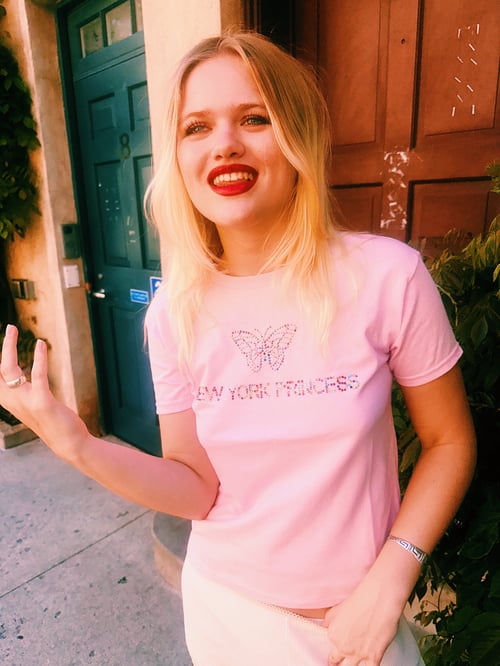 Image of 🩷NEW YORK PRINCESS - T-SHIRT VERSION🩷 baby pink