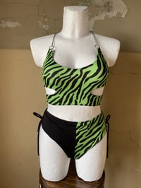 Image 7 of Side Cut Out Bikini Top Chains