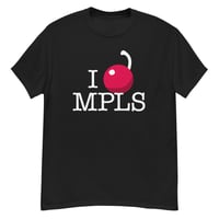 Image 1 of I [CHERRY] MPLS T-Shirt (Black)