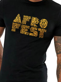 Image 2 of Afro Fest Official T-shirt Unisex Black