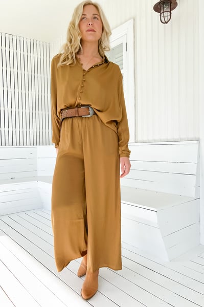 Image of Ettie Pant. Golden. By JAASE