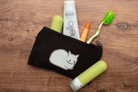 Anxiety Cat - Cat Loaf Zip Pouch