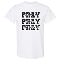 Image 2 of Pray About It Over It Through It T Shirt