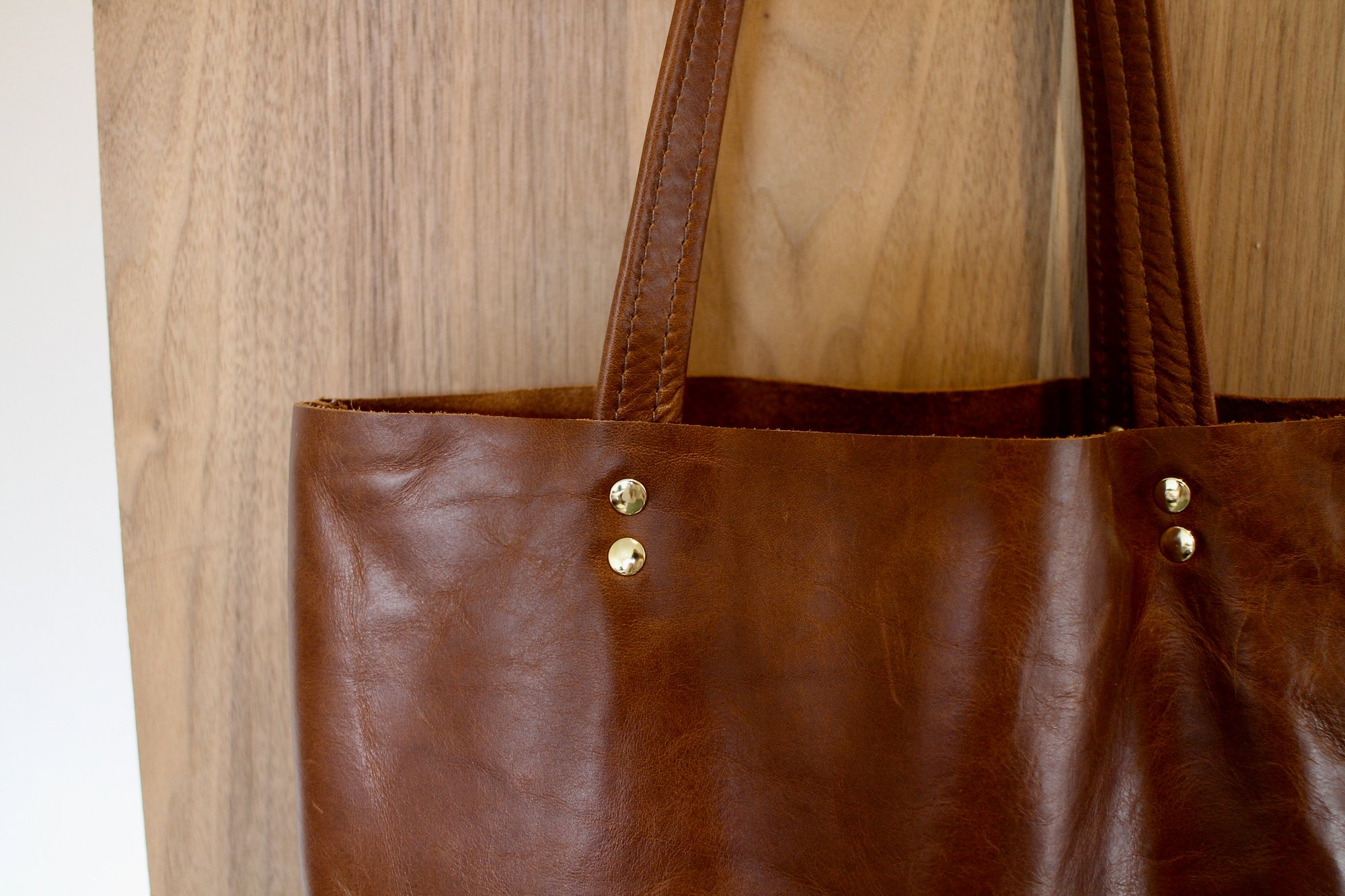 Image of Brown Leather Tote
