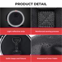 Image 9 of Kemimoto Universal Touring Handlebar Bag