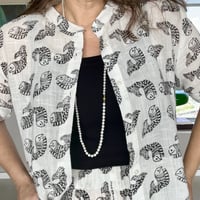 Image 4 of New Melika Shirt, Fish Print 