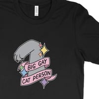Image 1 of Big Gay Cat Person Tee