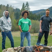 Image 3 of "Bumper Sticker" Men's Tee - Kelly Green