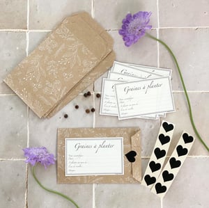 Image of MES PLANTES  étiquettes / pochettes
