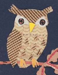 Image 3 of Owl Tile..........original artwork