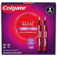 Colgate Optic White Overnight Teeth Whitening Pen, Enamel Safe and Vegan