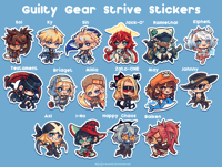 Image 2 of NEW! Guilty Gear Strive Stickers