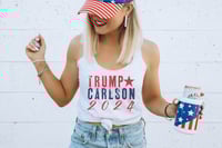 Image 1 of Trump Carlson 2024 - Women's Racerback Tank