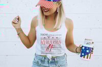 Image 1 of MAGA AF - We The People - Women's Racerback Tank from PatriotsCo