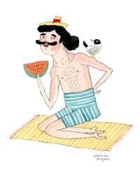 Watermelon Gentleman • PRINT