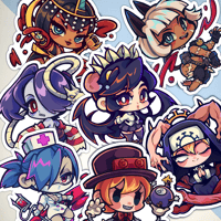 Image 1 of Skullgirls Stickers