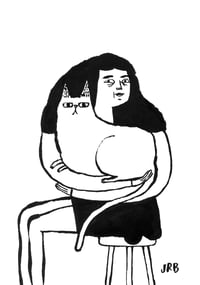 Cat Lady • print