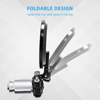 Image 2 of Universal Bar End Mirrors for 7/8" Handlebars