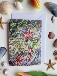 Image 3 of Starfish Greeting Card