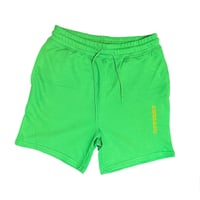Green French Terry Shorts 
